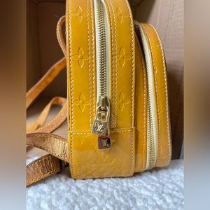 Louis Vuitton Vernis Yellow Backpack Vintage Monogram Purse Murray Tote …
